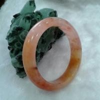 ราคา กำไลหยกพม่าแท้ สีน้ำผึ้งอมชมพู (347192855)