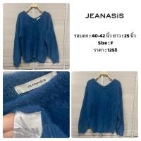 ราคา เสื้อสเวตเตอร์ไหมพรม แบรนด์ jeanasis (เสื้อมือสองสภาพดี) (27823077301)