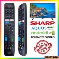 ราคา [ORIGINAL] SHARP AQUOS ANDROID SMART TV Netflix Youtube Prime Video Remote Control Model : RNF01 (26788126748)