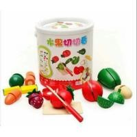 ราคา ชุดผัก ผลไม้ผ่าซีก (ของเล่นไม้) (1416094070)