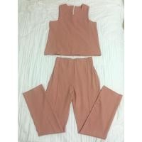 ราคา ชุดเซ็ตเสื้อ+กางเกงสีชมพู (93964676)