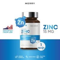 ราคา The Merry Zinc 15 mg. [30 Capsule] (23859338209)