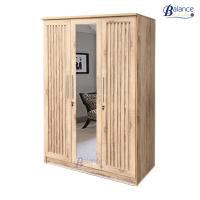 ราคา ตู้เสื้อผ้า 135 ซม. 3 บานเปิด กระจกกลาง / C-1351 (2 แพ็ค)✎อ่านรายละเอียดก่อนนะคะ (4052204245)