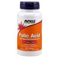 ราคา พร้อมส่ง!!! Now Foods Folic Acid 800 mcg with vitamin B-12 250 เม็ด (1546046747)