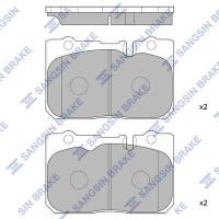 ราคา ผ้าดิสเบรคหน้า LEXUS LS400 UCF20 1994-2000 TOYOTA ARISTO CELSIOR UCF10 1993-2000 ปั๊มAristo 4Pot (16989750740)