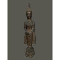 ราคา พระบูชาปางถวายเนตร(พระประจำวันอาทิตย์) หล่อดินไทย เนื้อทองเหลือง สูง 11.5 นิ้ว (22087209000)