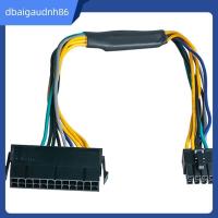 ราคา 24 Pin ถึง 8 Pin ATX PSU Power Adapter สําหรับ DELL Optiplex 3020 7020 9020 Precision T1700 12 นิ้ว (30 ซม.) (26981562473)