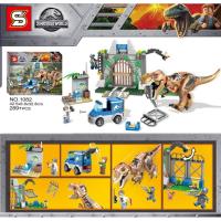 ราคา firstbuy_ตัวต่อเลโก้ SY 1082 จูราสสิคเวิลด์ชุดทีเร็กซ์บุก Jurassic World Trex Breakout จำนวน 289 ชิ้น มาใหม่ (14292382633)