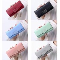ราคา กระเป๋าสตางค์ใบยาว forever young สีพาสเทล ทูโทน (Two Tone) ด้านในสีชมพู 8M-252 (421852205)