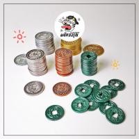 ราคา Scythe Metal Coin - Scythe Metal Coin Board Game - Board Game - เหรียญบอร์ดเกม - บอร์ดเกม (7088867672)
