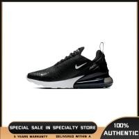ราคา 【ขายดีเป็นเทน้ำเทท่า】 <ข้อเสนอพิเศษ> Nike Air Max 270 “Black” รองเท้าวิ่งผู้ใหญ่ (26555108140)