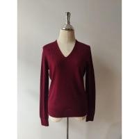 ราคา TU2 เสื้อสเวตเตอร์คอวีผ้าวูลผสมไหม MUJI (40000276799)