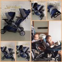 ราคา ถเข็นเด็กแฝด คู่พี่น้อง baby trend (10234845763)