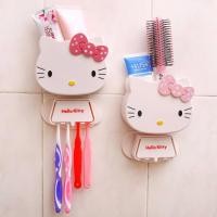 ราคา พร้อมส่ง ที่แขวนแปรงสีฟัน แบบติดผนัง ลายการ์ตูน คิตตี้ Kitty | Bluerubystore (13310545802)