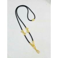 ราคา สร้อยคอ ข้อทองพร้อมก้ามปูฝังเพชร งานหุ้มทอง 5 ไมครอน (10335677775)