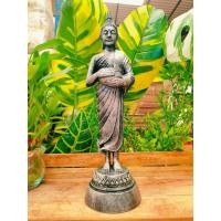 ราคา พระวันพุธกลางวัน พิมพ์พุทธศิลป์ ปางอุ้มบาตร สีเงินเก่า ขนาด 3 CM. สูง 12 CM.ผ่านพิธีเเล้ว (PPK180537) (29029433740)