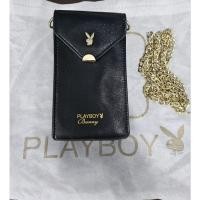 ราคา PLAYBOY กระเป๋าสะพายข้างผู้หญิง ลิขสิทธิ์แท้ รุ่นST-BS214PB047 กระเป๋าใส่มือถือฝาแหลมประดับอะไหล่กระต่าย สี ดำ (24013663119)