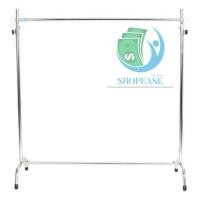 ราคา ราวโคเมี่ยม 2สี ให้เลือก ราวตากผ้าโคเมี่ยม ราวปรับระดับ ราวเดี่ยว แข็งแรง ทนทาน พร้อมส่ง se99 (7751267082)