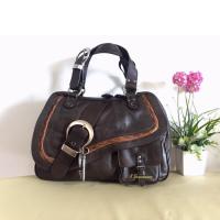 ราคา Christian Dior Gaucho Saddle Shoulder Bag Authentic % (8481303182)