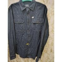 ราคา Kemeja เสื้อเชิ้ตยีนส์สีกรมเข้ม (27901487655)