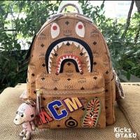 ราคา Bape x MCM Backpack ของแท้100% (17885488095)