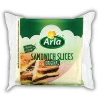 ราคา Arla Sandwich Slices 200g.-ชีสแผ่น อาร์ลาแซนด์วิชสไลซ์ 200ก. (42005894829)