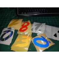 ราคา สติ๊กเกอร์ แต่งรถ ตัวเลขสะท้อนแสง เลข 0-9 แจ้งได้ ครับ งานตัด ขนาดความสูง 8 cm (28573885237)
