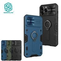 ราคา Nillkin สําหรับ Apple iPhone 13 Pro Max/13/12 Pro Max/12 Mini Camshield เกราะปกป้องเลนส์กล้องสไลด์แหวนนิ้วเลื่อน Kickstand ฮาร์ดปกหลัง PC TPU เคสโทรศัพท์เชลล์ (24494252686)
