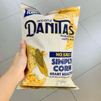 ราคา No Salt แผ่นข้าวโพดทอดกรอบ รสธรรมชาติ ไม่ใส่เกลือ ตรา ดานิต้าส์ Danitas Tortilla chips ขนาด 180g Nacho นาโช่ snack (26103536770)