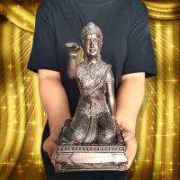 ราคา นางกวักมหาลาภ หลวงพ่อแพ วัดพิกุลทอง เนื้อโลหะทองเหลืองรมดำ (กว้าง4นิ้ว สูง8นิ้ว)บูชากวักเรียกเงินเรียกทรัพย์เรียกเมตตาค้ (21007074220)
