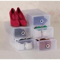 ราคา พร้อมส่ง กล่องรองเท้าแบบลิ้นชัก กล่องรองเท้าพลาสติกแบบลิ้นชัก (381520751)