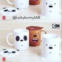 ราคา Miniso we bare bears แก้วเซรามิค we bare bears แก้วเซรามิค miniso แก้วเราหมีเปลือย แก้วหมีน่ารัก (5786341989)