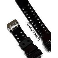 ราคา สาย G-SHOCK สีดำเงา เทียบแท้ ใส่ได้พอดี ใส่ได้กับรุ่น GA-100 ,GA-110 ,GA-120 ,GAX-100 ,GD-100 ,GD-120 (28887124150)