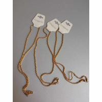 ราคา สร้อยสแตนเลสสีทอง ลายบิด สวยเหมือนทองแท้ (25106373222)