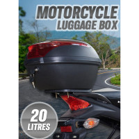 ราคา กล่องใส่ของ มอเตอร์ไซค์ กล่องท้ายเบาะ 20 ลิตร กล่องเก็บของท้ายรถ มอเตอร์ไซค์ Motorcycle Luggage Box (6423760054)