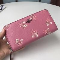 ราคา Coach F28444 ใหม่ กระเป๋าสตางค์ใบยาว หนังแท้ มีซิป ลายดอกไม้ มีช่องใส่บัตรหลายช่อง ใส่เหรียญได้ สํา (28959399263)