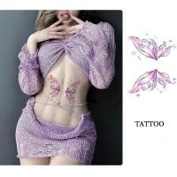 ราคา จําลอง หญิงเซ็กซี่ กันน้ํา สีม่วง High-End ทาสี Clavicle ผีเสื้อ 11 สติ๊กเกอร์ รอยสักสติกเกอร์ ins ปีกเผ็ดยาวนาน-tt16 3RAN (43503581031)