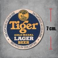 ราคา sticker pvc TIGER BEER สติกเกอร์ เบียร์ไทเกอร์ งานออฟเซ็ทแท้ pvc กันน้ำ กันแดด (25608219738)
