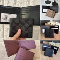 ราคา (ผ่อน0%)10เดือนกดเลยพร้อมส่งCOACH wallet men แบบบาง ไม่มีไส้ แท้100% (946856299)