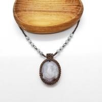 ราคา สร้อยคอเชือกถักจี้หินหยกแกะสลักองค์พระพิฆเนศ (3183538447)