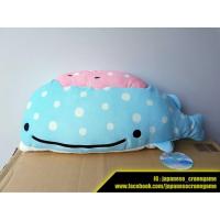 ราคา หมอนตุ๊กตาปลาวาฬ JINBESAN สีฟ้า ลายจุด ขนาด 55 cm (ลิขสิทธิ์แท้จากญี่ปุ่น) (1131225291)