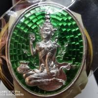ราคา ซีลเดิมครับ เหรียญแม่นางกวักจินดามณีทรงเครื่องเทวดา หลวงพ่อทรง วัดศาลาดิน จ.อ่างทอง ปี49 เนื้อเงินลงยาเขียวเหนี่ยวทรัพย์ (4712344624)