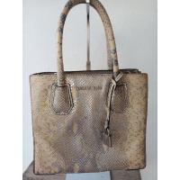 ราคา ขาย Michael Kors Mercer Metallic Snakeskin Leather (13279535165)