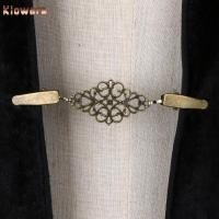 ราคา [โคลแวร์] ชุดเดรสคลิปหนีบผ้าคลุมไหล่เสื้อกันหนาววินเทจคลิปลายดอกไม้คาร์ดิแกนสําหรับผู้หญิง (42355278952)