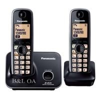 ราคา Panasonic Cordless Phone KX-TG3712BXB 2 เครื่อง (Black) (11075730048)