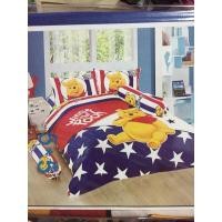 ราคา ผ้าปูที่นอนเกรดพรีเมียมลายหมีพูห์และมินเนี่ยน 5 ชิ้น(ไม่รวมนวม) (313902356)