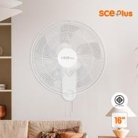 ราคา SCE Plus พัดลมติดผนัง 16 นิ้ว รุ่น WF-6 - รับประกัน 2 ปี (29909750134)