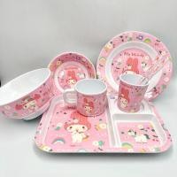 ราคา เซตจาน/ชาม/แก้วช้อนส้อม มายเมโลดี้-ฟราวเวอร์ (17492727764)