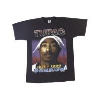 ราคา ปกติ เสื้อยืดคอกลมเสื้อวงฮิปฮอป TUPAC 90’ Size ‘ L / XL ฟอกเก่า งานสวยงาม S-5XL (26063474061)