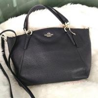 ราคา Coach small kelsey pebble leather satchel (756603971)